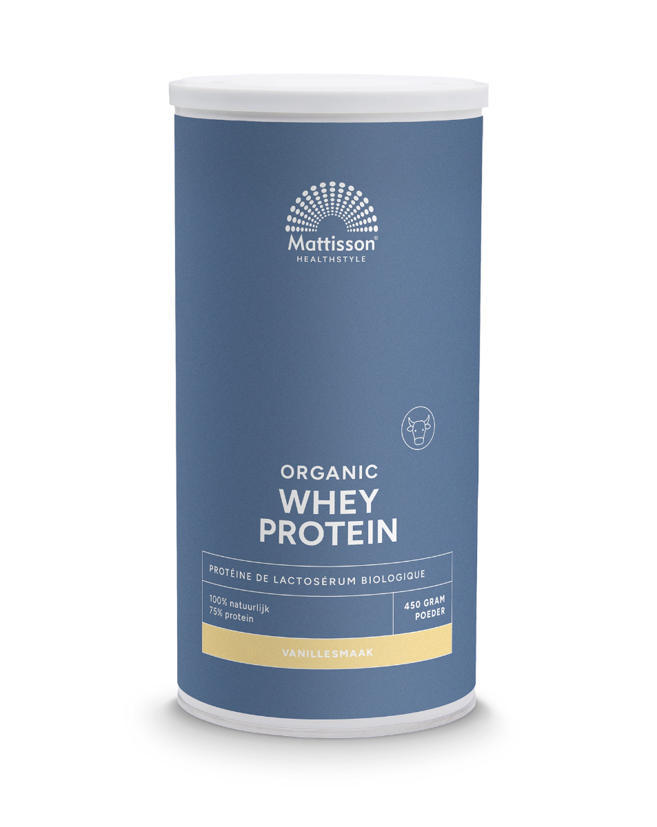 Mattisson Wei proteine vanille 75% bio 450.00 Gram