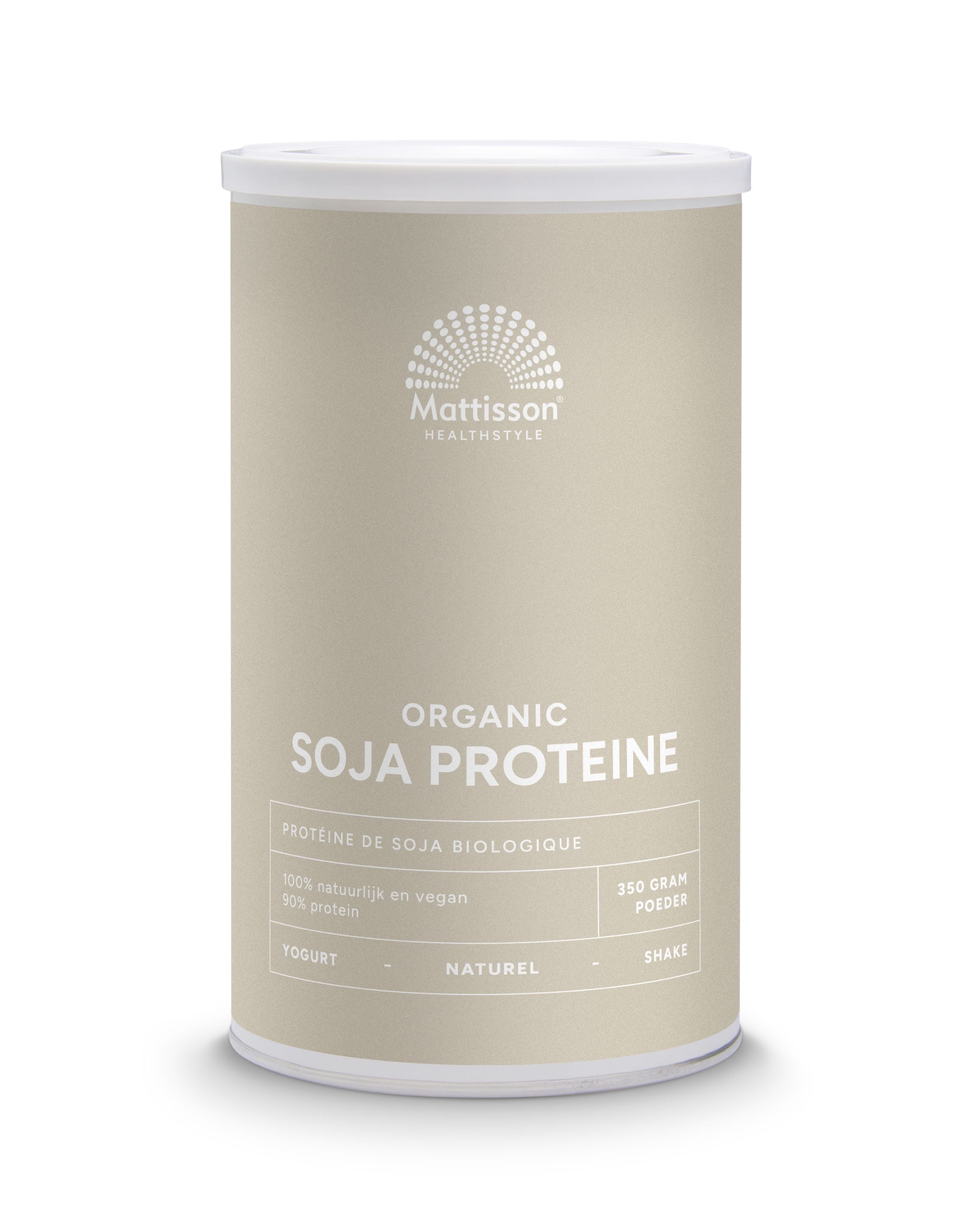 Mattisson Vegan soja proteine 90% bio 350 Gram