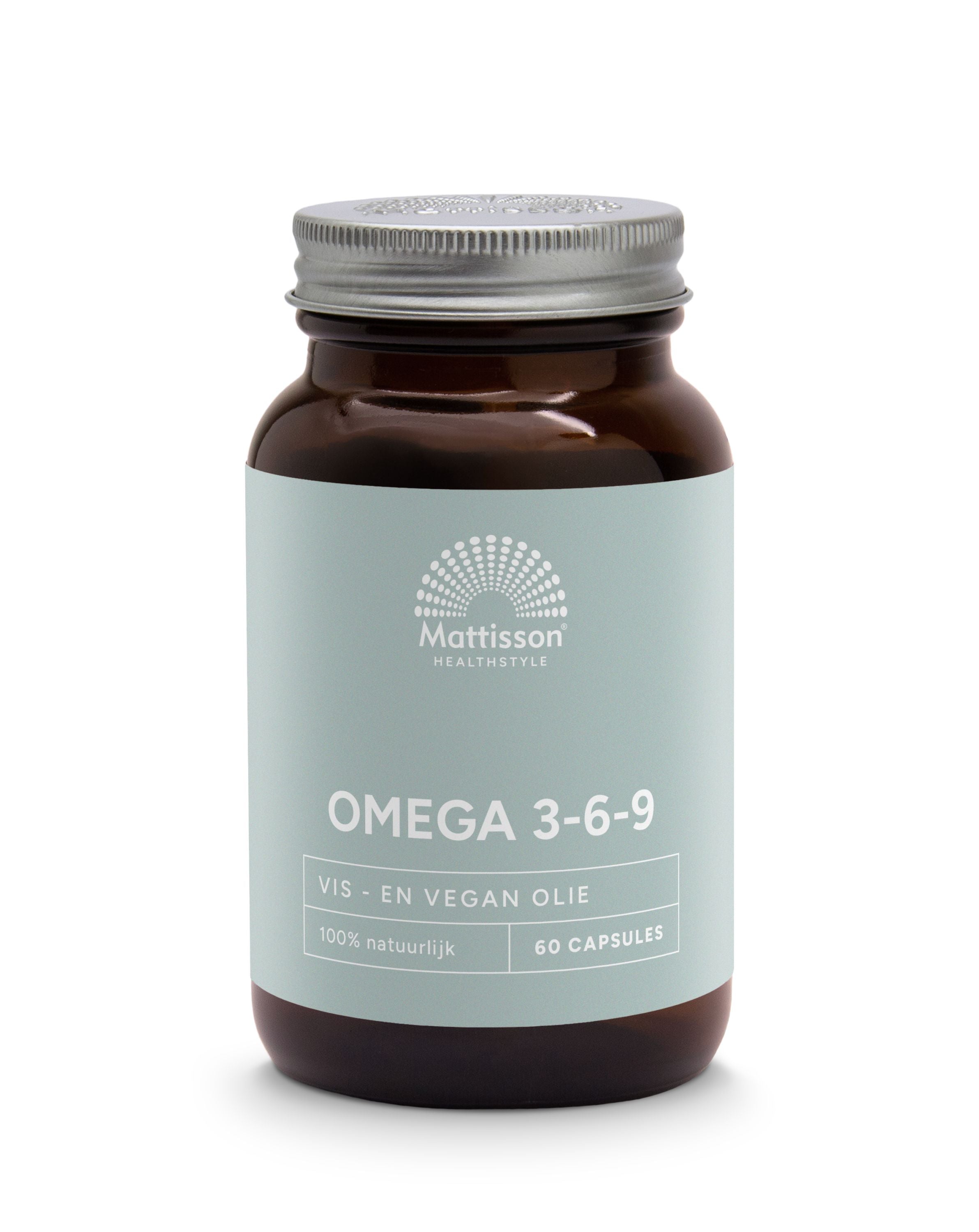 Mattisson Omega 3 6 9 vis teunisbloem lijnzaad 60 Capsules
