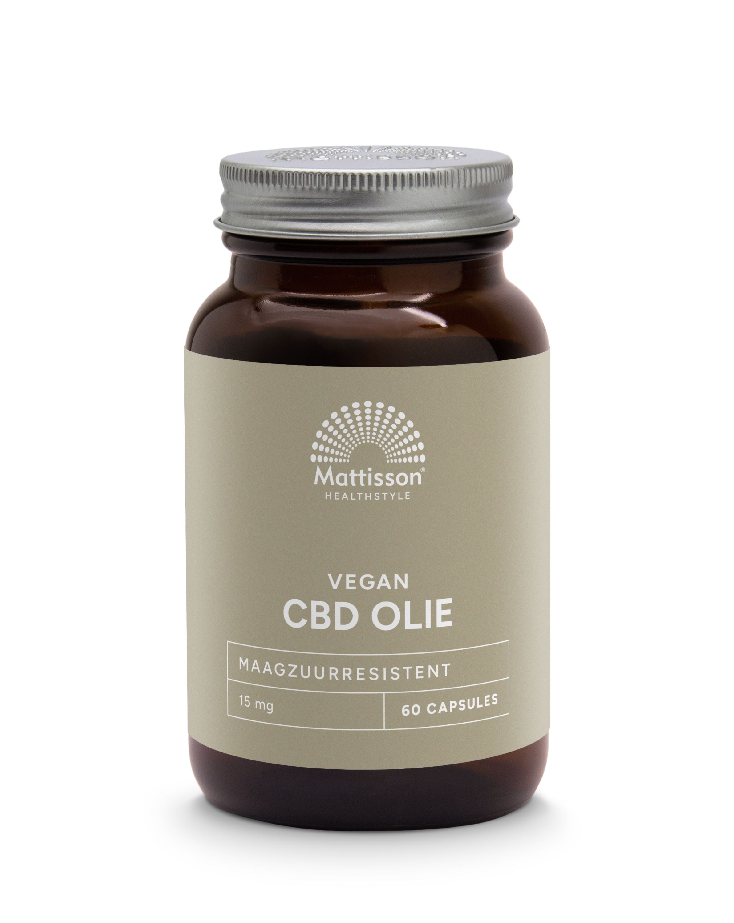 Mattisson CBD olie 15mg 60.00 Vegetarische capsules