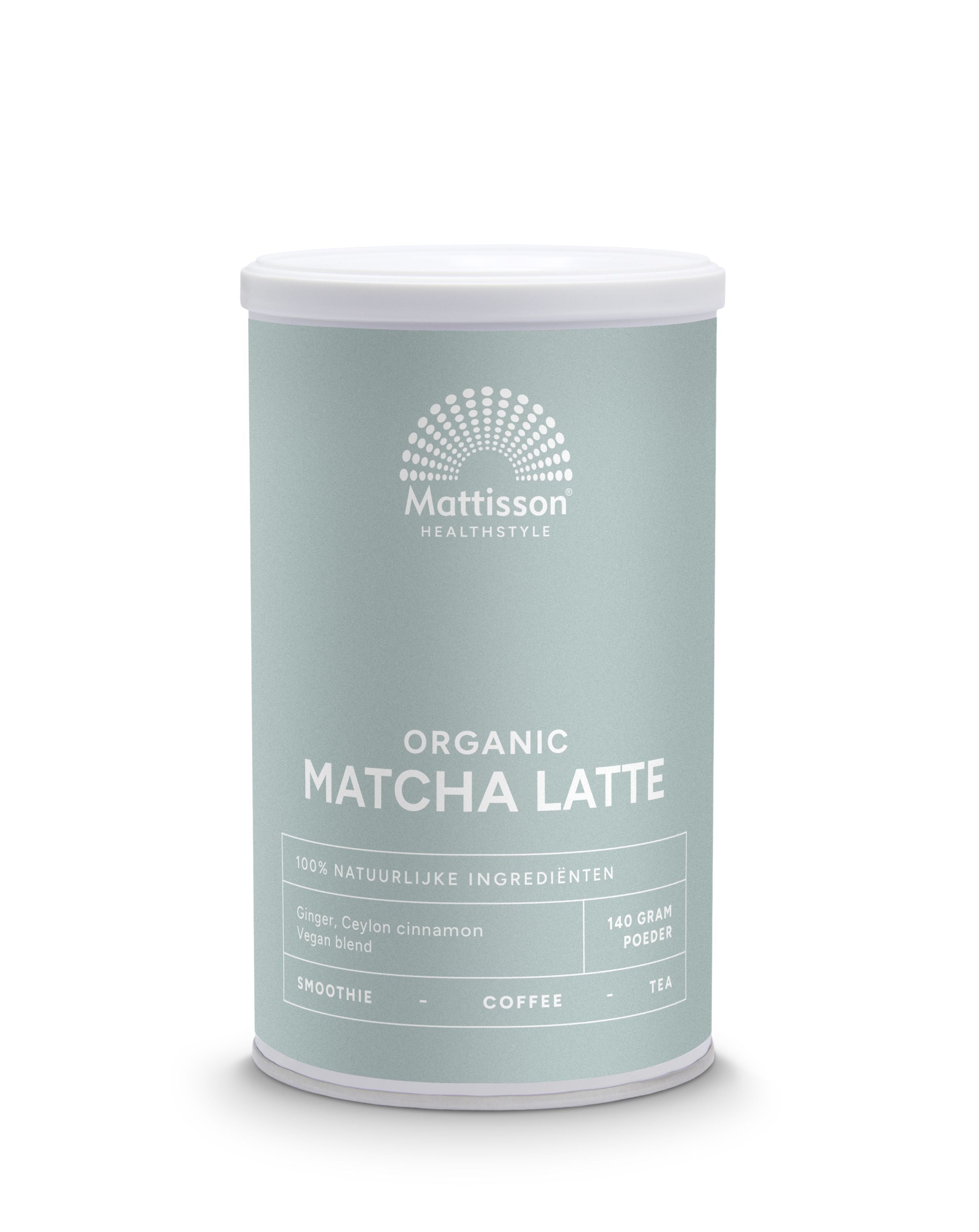 Mattisson Latte matcha gember - Ceylon kaneel bio 140 Gram