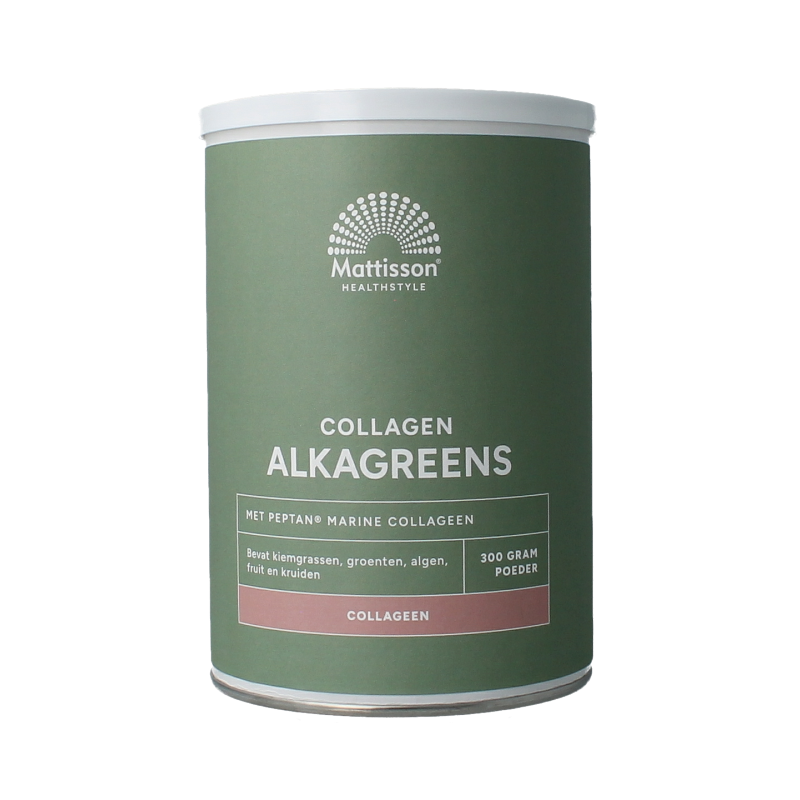 Mattisson Collagen collageen AlkaGreens poeder 300 Gram