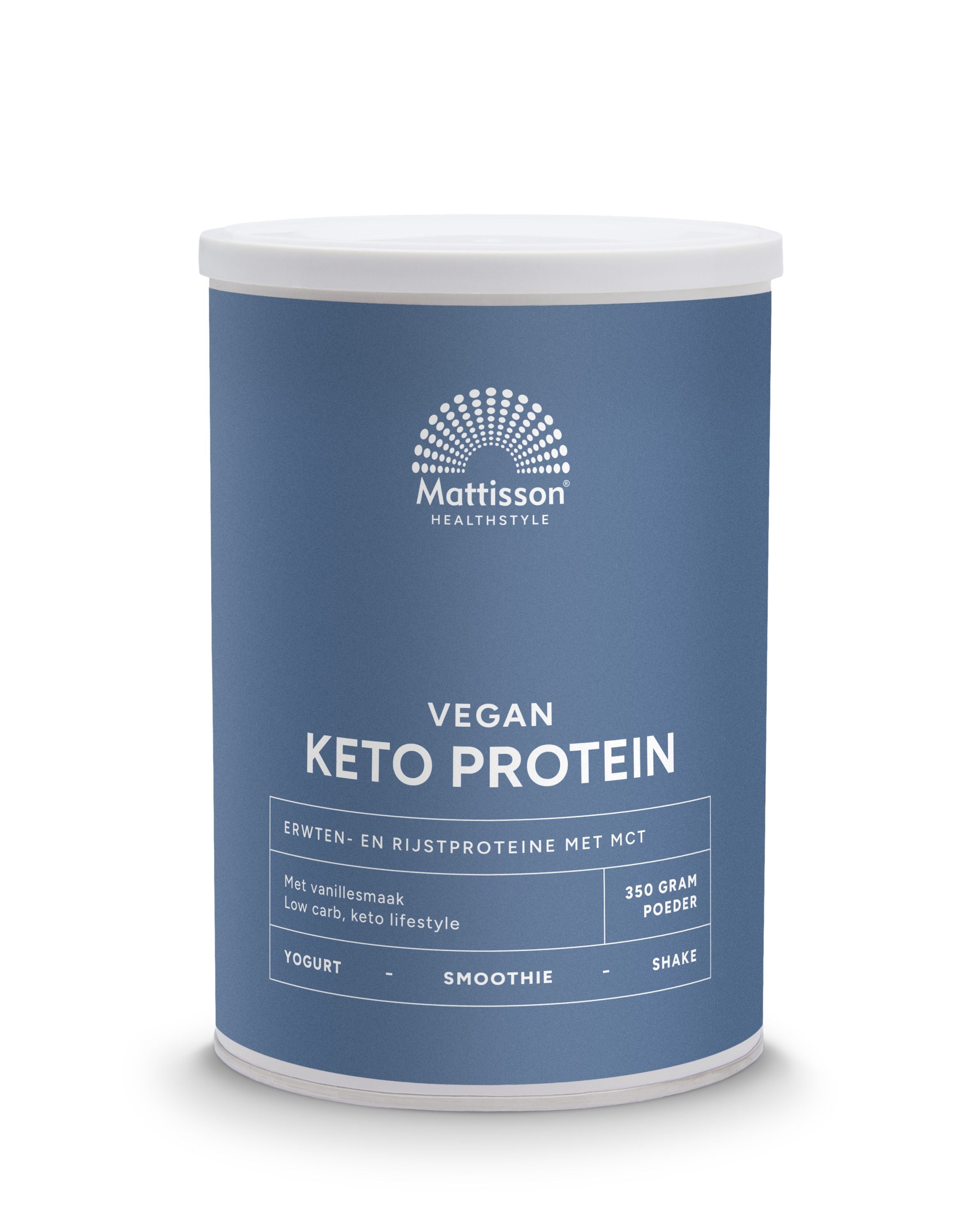 Mattisson Vegan Keto protein shake - pea, rice & MCT 350 Gram