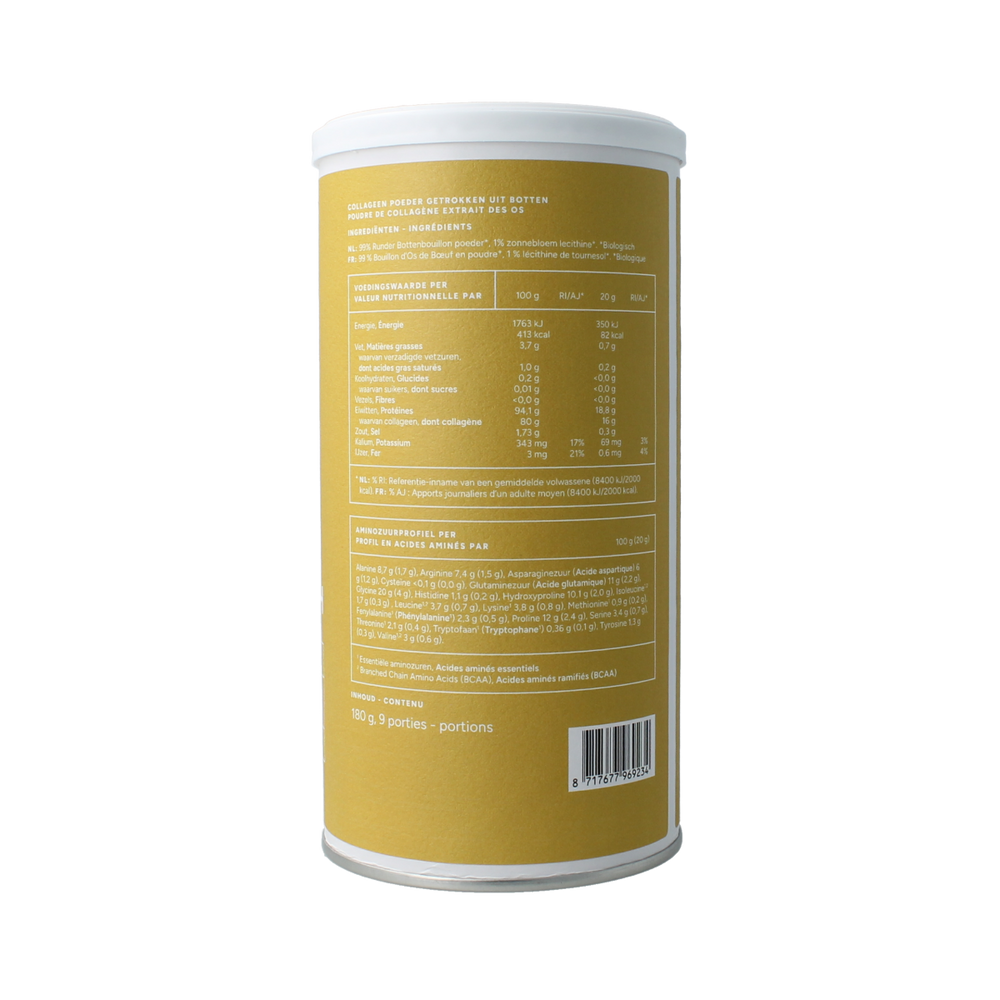 Mattisson Organic beef bone broth botten bouillon bio 180.00 Gram