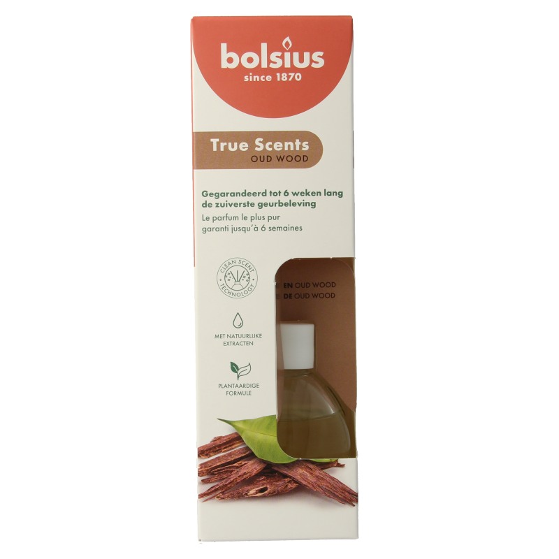 Bolsius True Scents geurverspreider oud wood 60 Milliliter