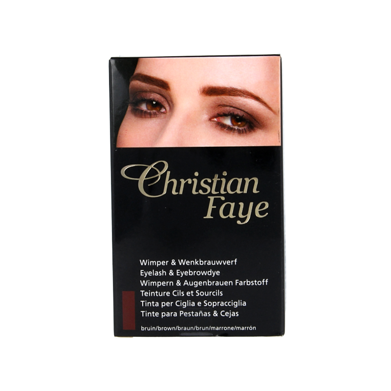 Christian Faye Eyebrow/eyelash dye brown 1 Stuks