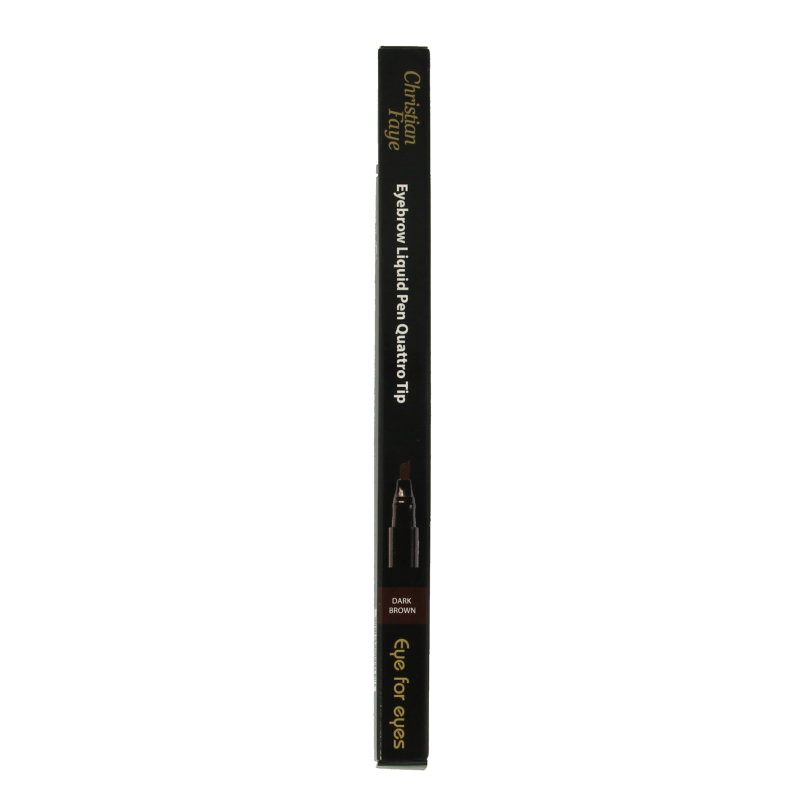 Christian Faye Eyebrow liquid pen quattro tip dark brown 1.3 Gram