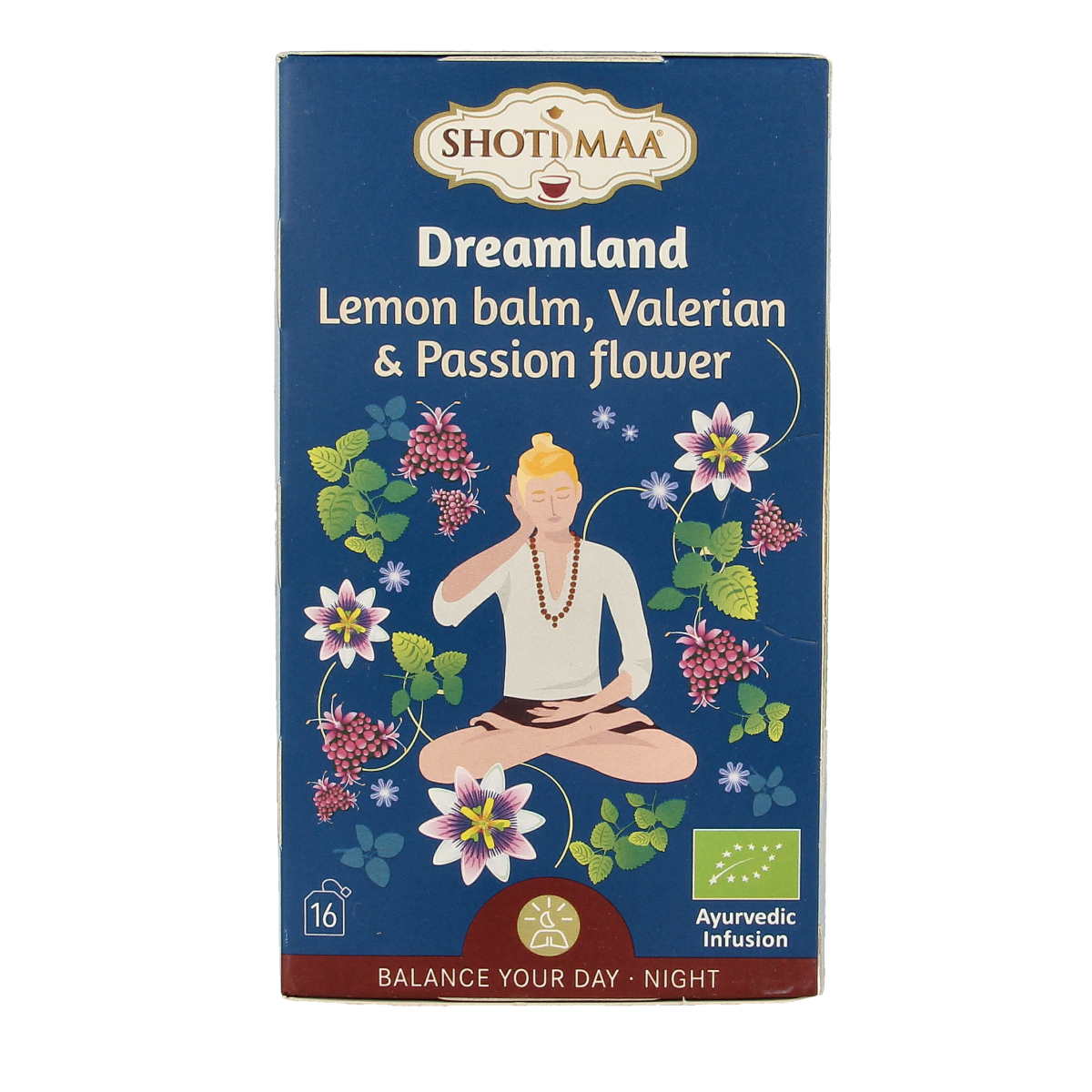 Shoti Maa Dreamland lemon balm, valerian & pass flower bio 16.00 Zakjes