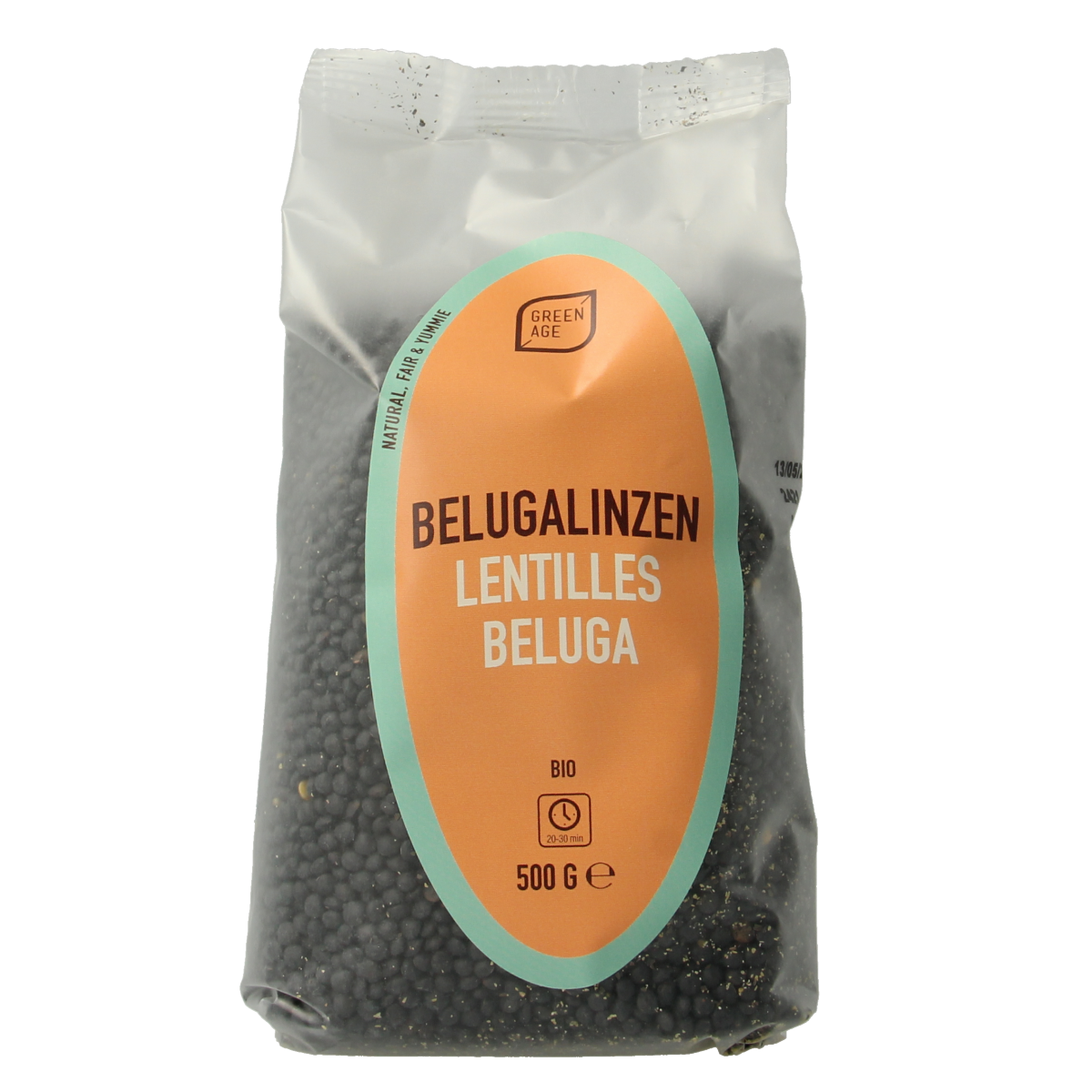Greenage Beluga linzen bio 500.00 Gram