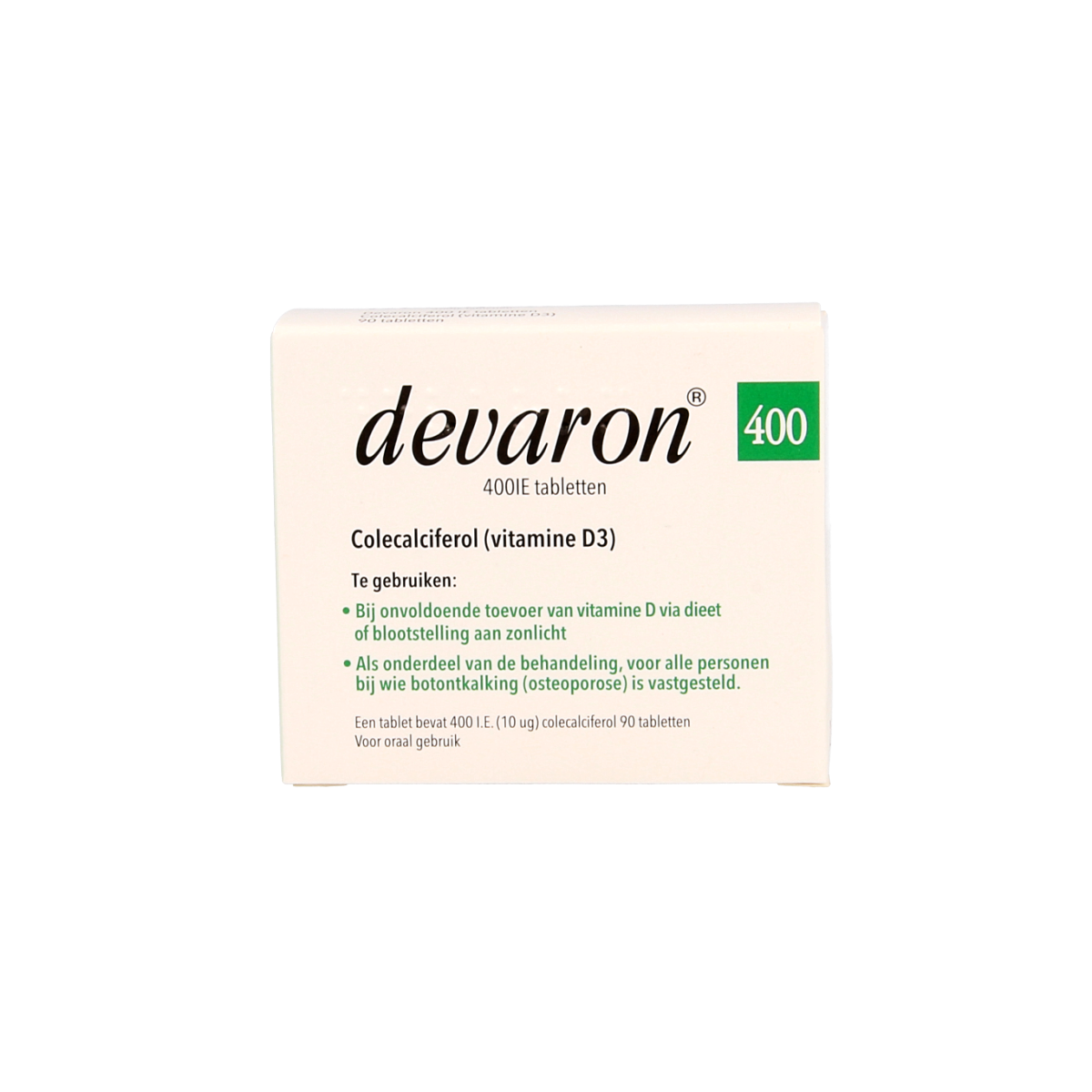Devaron Colecalciferol 400IE 90.00 Tabletten
