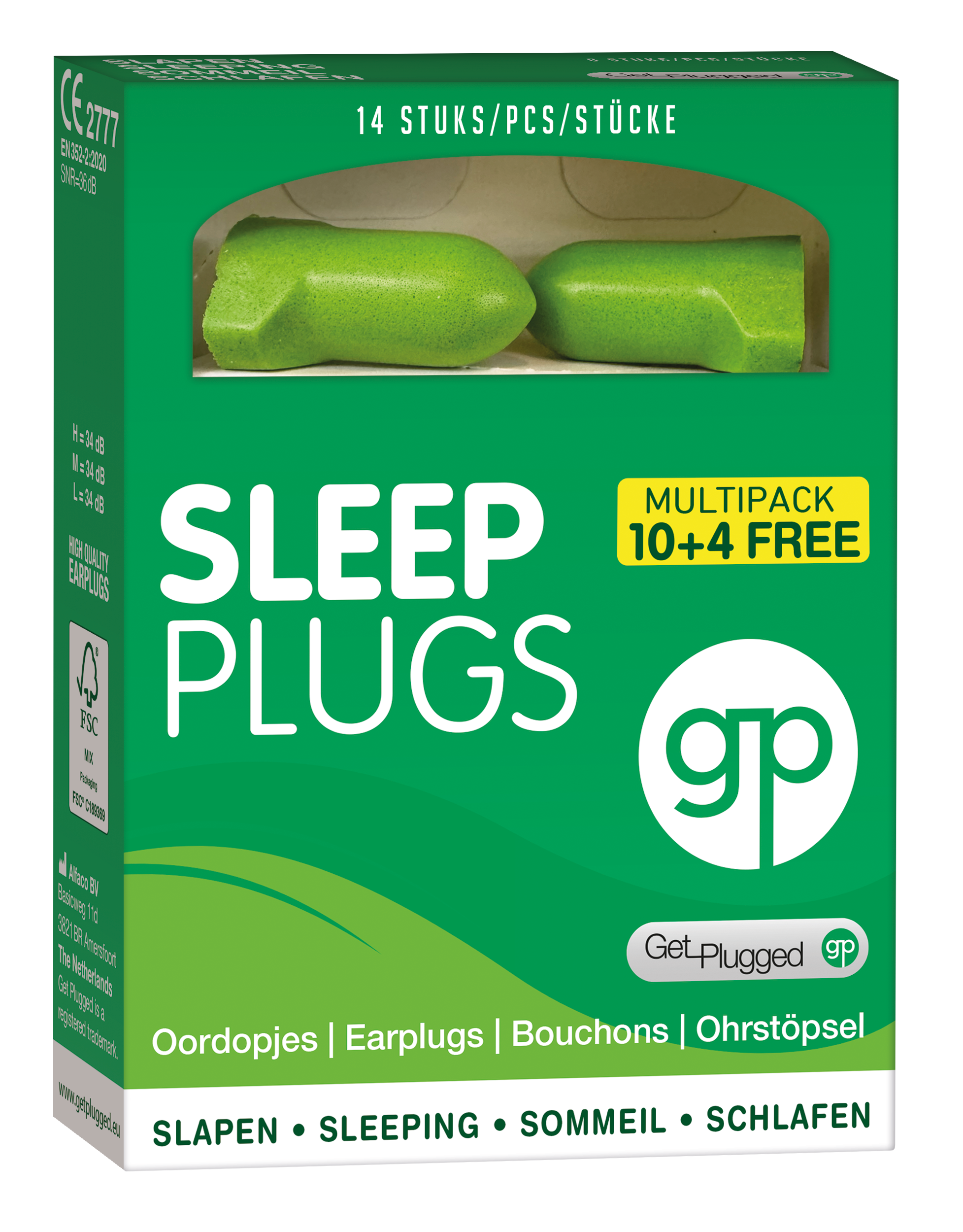 Get Plugged Sleep plugs oordopjes 7.00 Paar