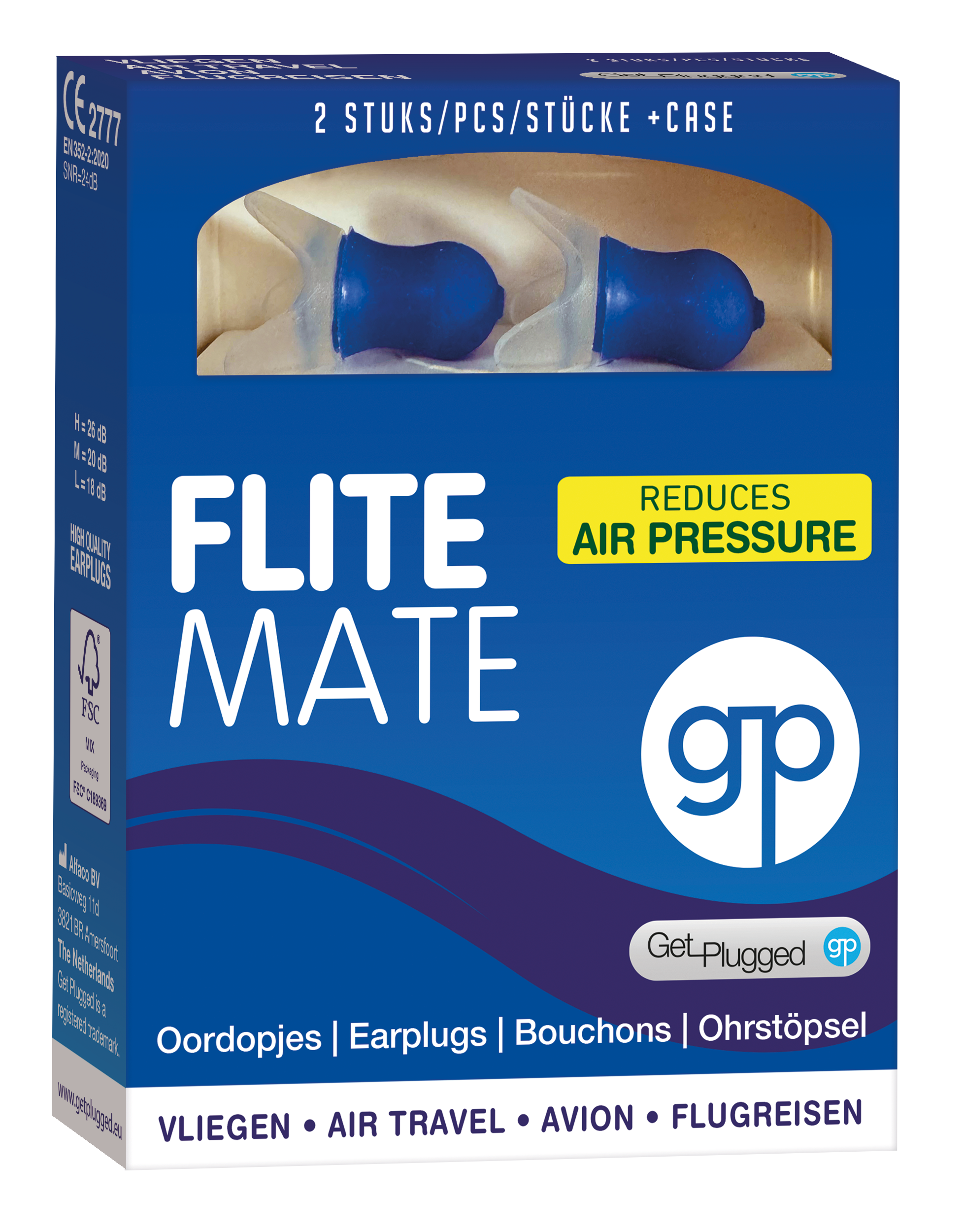 Get Plugged Flite mate adult oordopjes 1 Paar