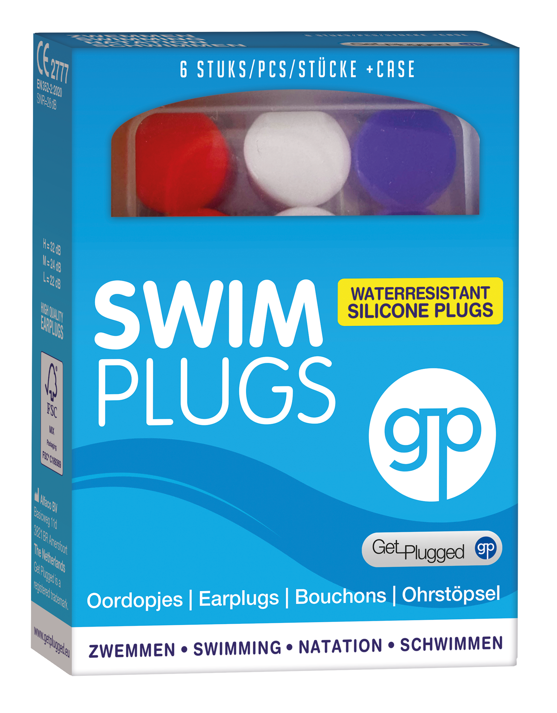 Get Plugged Swim plugs oordopjes 3.00 Paar