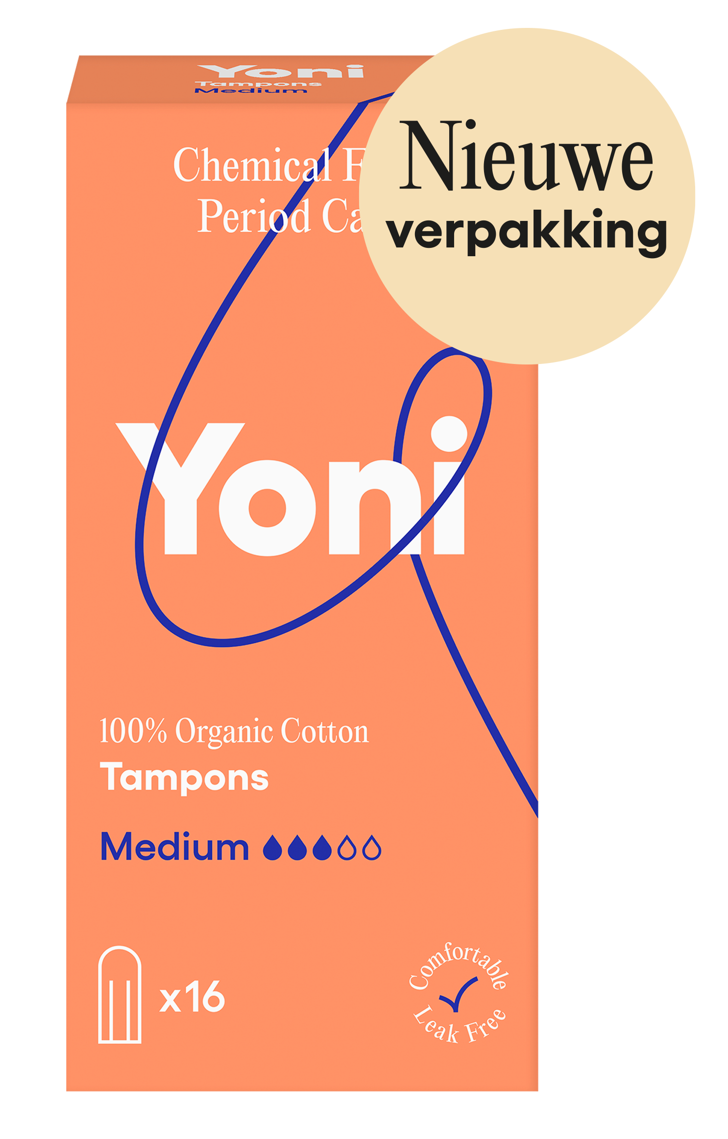 Yoni Tampons medium 16 Stuks