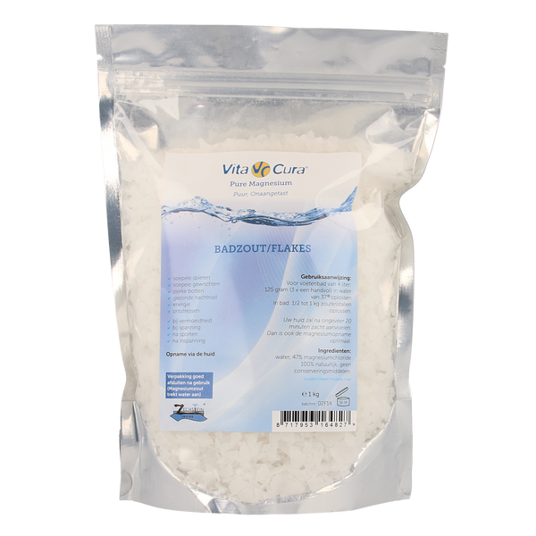Vitacura Magnesium zout/flakes 1.00 Kilogram