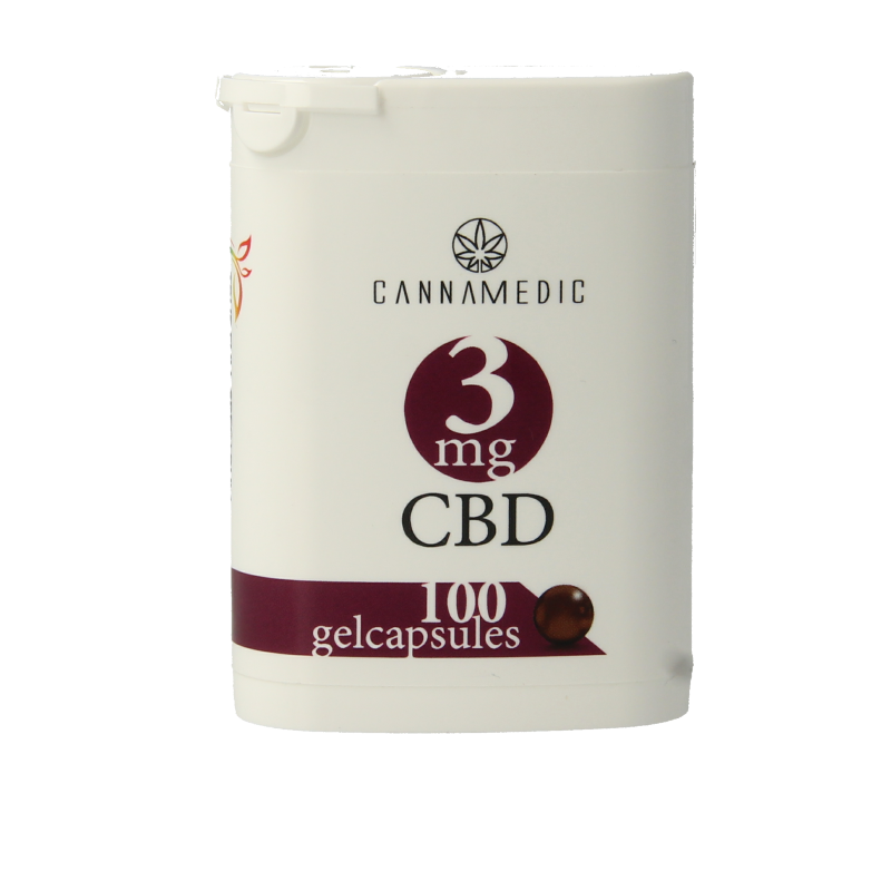Cannamedic CBD Capsules  3mg 100 Capsules
