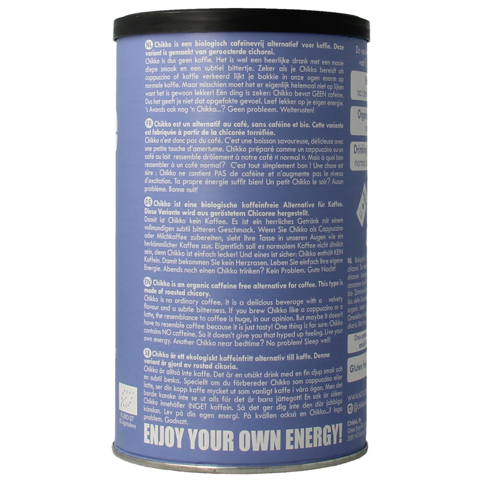 Chikko Not coffee cichorei geroosterd bio 150.00 Gram