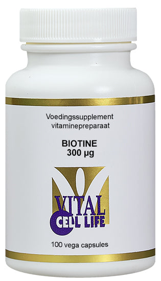 Vital Cell Life Biotine 300 mcg 100.00 Vegetarische capsules
