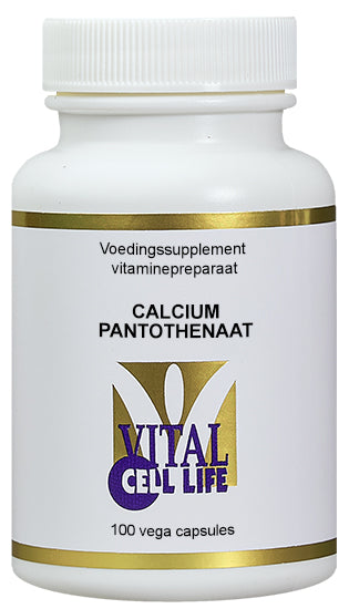Vital Cell Life Vitamine B5 calciumpantothenaat 200mg 100 Capsules