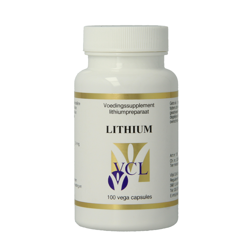 Vital Cell Life Lithium 400 mcg  100 Vegetarische capsules