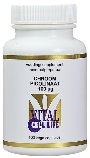 Vital Cell Life Chroom picolinaat 100 mcg 100 Capsules