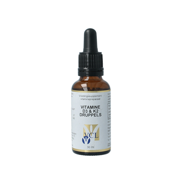 Vital Cell Life Vitamine D3 & K2 druppels 30.00 Milliliter