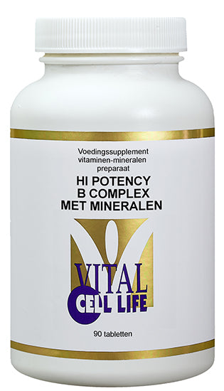 Vital Cell Life Hi potency B complex & mineralen 90.00 Tabletten