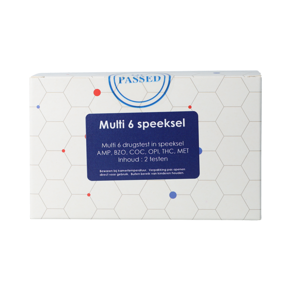 Testjezelf.nu Speeksel drugstest 6 2.00 Stuks