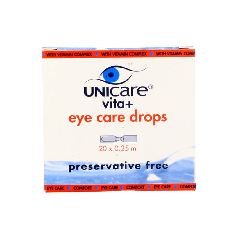 Unicare Vita+ eye care oogdruppels 0.35ml 20 Ampullen