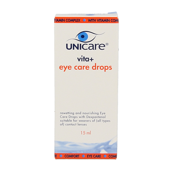 Unicare Vita+ eye care oogdruppels 15.00 Milliliter