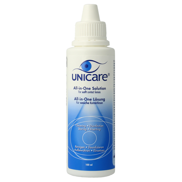 Unicare Alles-in-een vloeistof zachte lenzen 100.00 Milliliter
