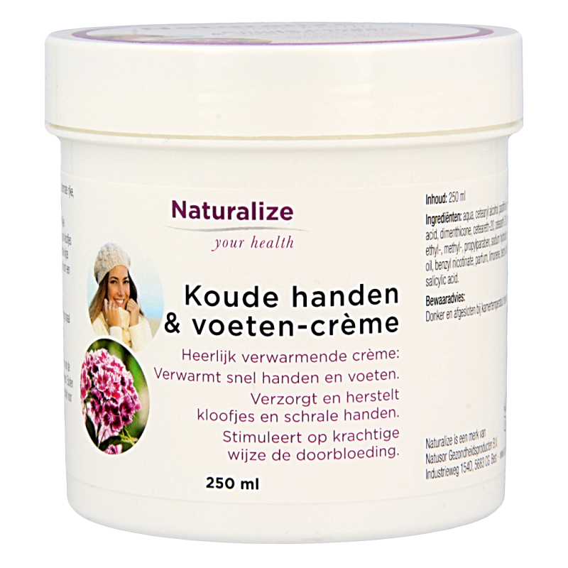 Naturalize Koude handen en voeten creme 250 Milliliter