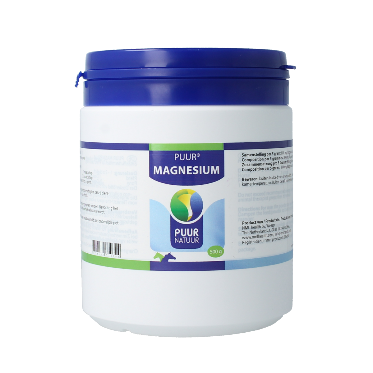 Puur Magnesium paard / pony 500.00 Gram