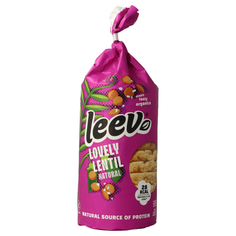 Leev Lovely lentil cakes natural bio 100 Gram
