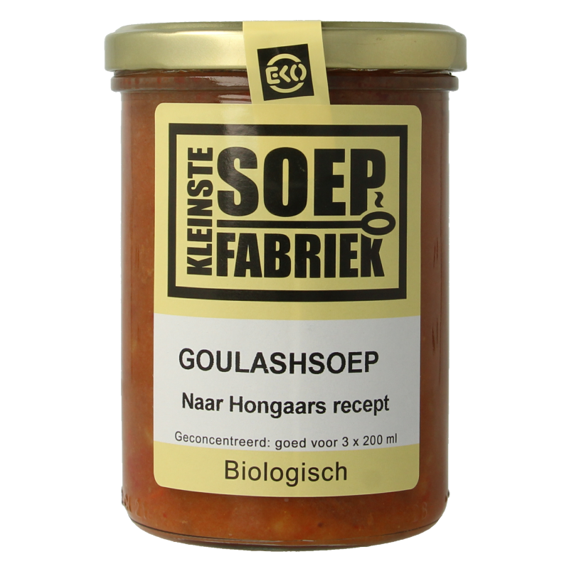 Kleinstesoepfabriek Goulash soep bio 400 Milliliter