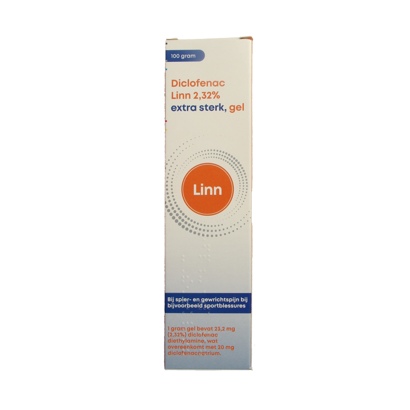 Linn Diclofenac gel 2,32% extra sterk 100 Gram