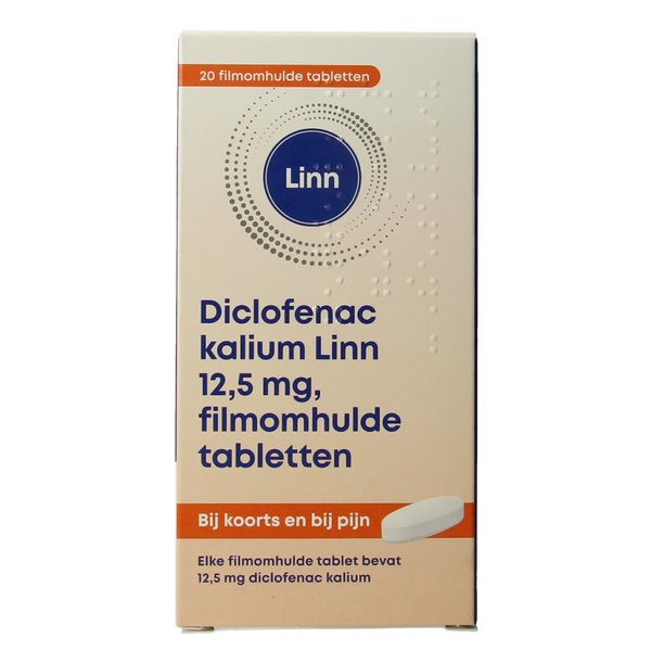 Linn Diclofenac 12.5mg 20.00 Stuks