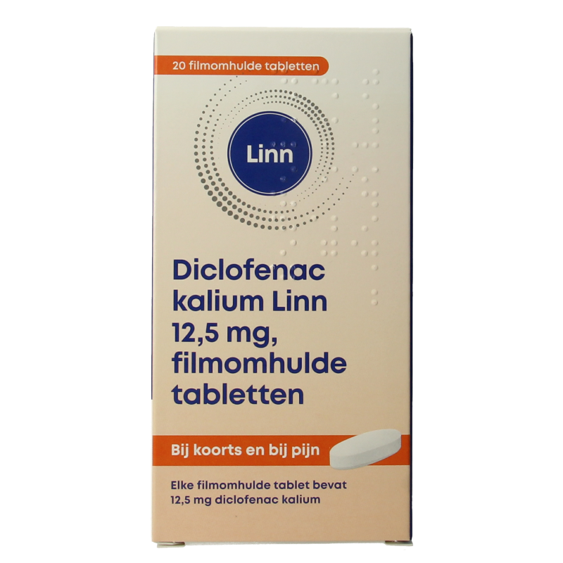 Linn Diclofenac 12.5mg 20 Stuks