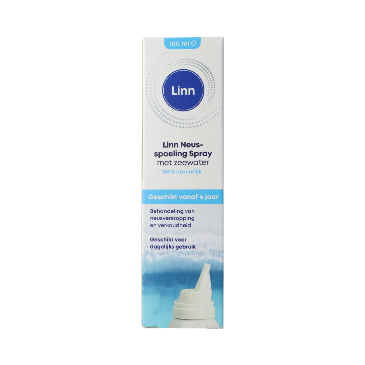 Linn Neusspoelingsspray zeewater 100.00 Milliliter