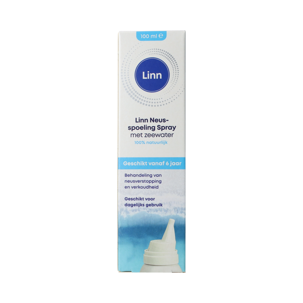 Linn Neusspoelingsspray zeewater 100.00 Milliliter
