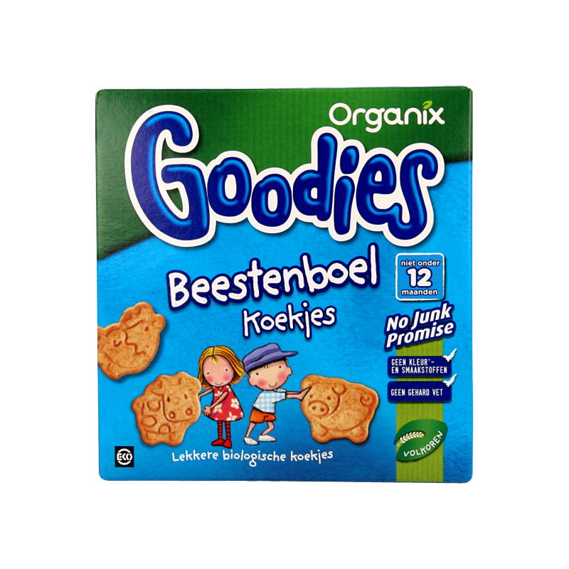 Organix Goodies Boerderijdieren koekjes 1+jr bio 100 Gram