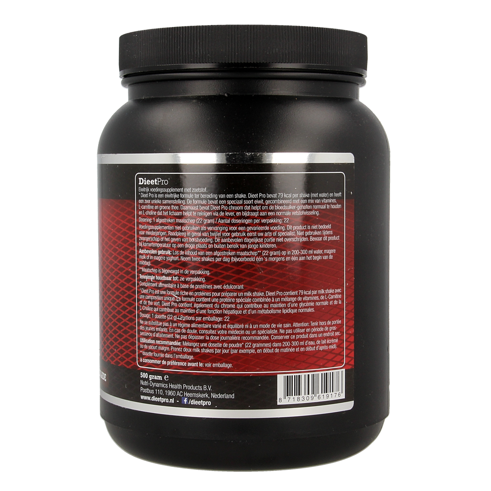 Dieet Pro Chocolade  500.00 Gram