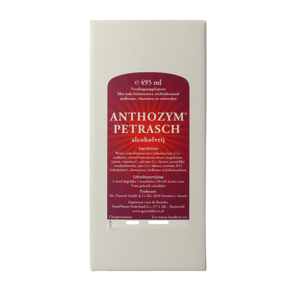 Petrasch Anthozym alcoholvrij 495.00 Milliliter