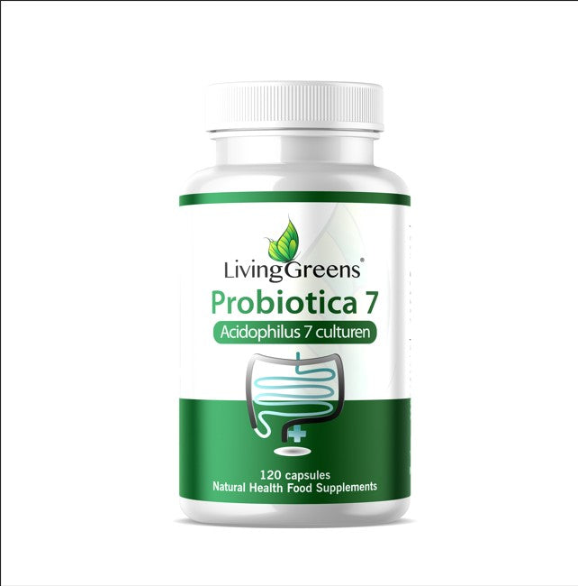 Livinggreens Probiotica acidophilus 7 culturen 120 Capsules