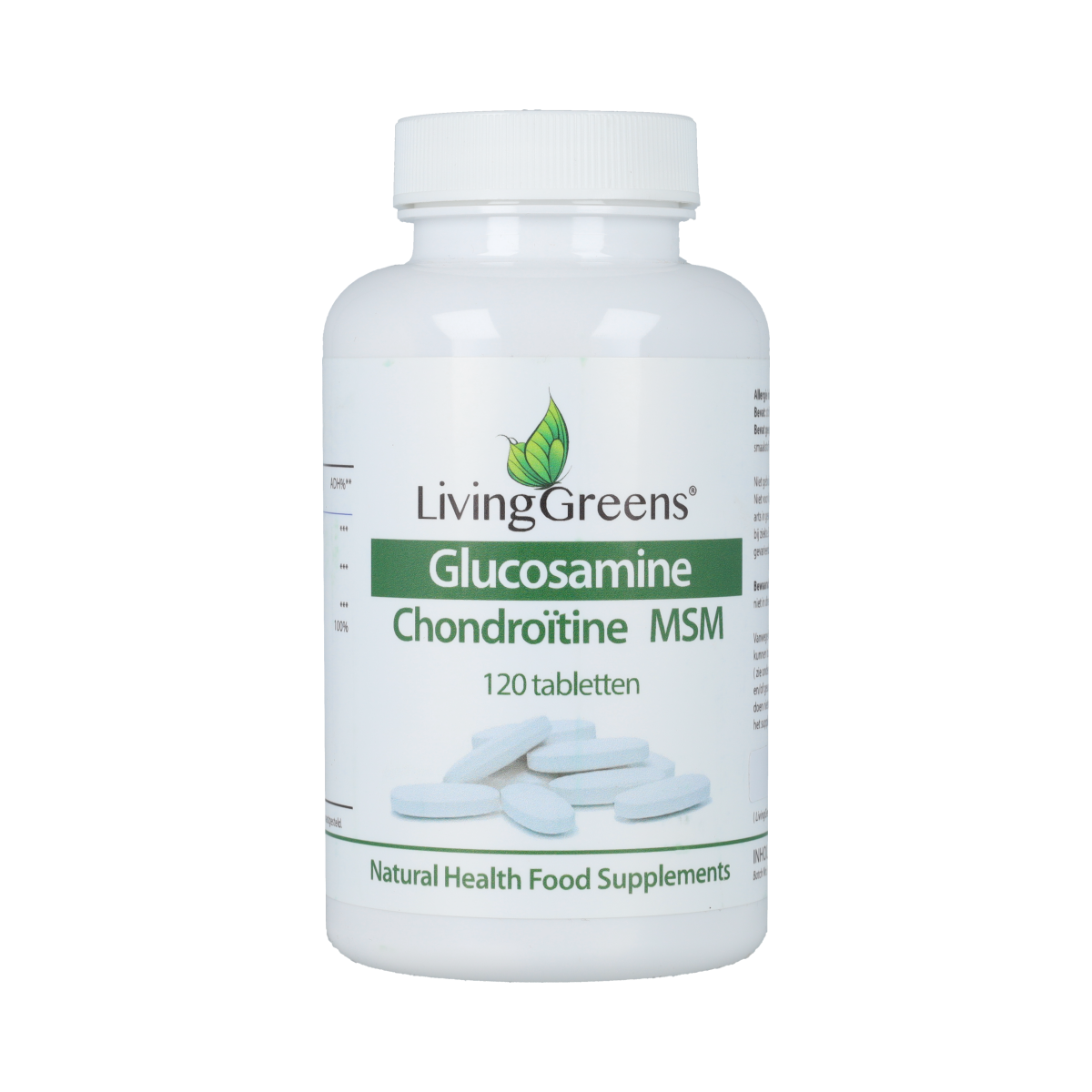 Livinggreens Glucosamine chondroitine MSM 120.00 Tabletten