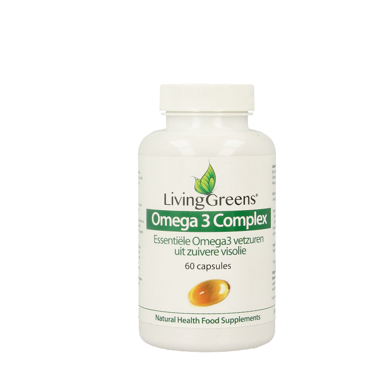Livinggreens Omega 3 visolie complex 60 Capsules