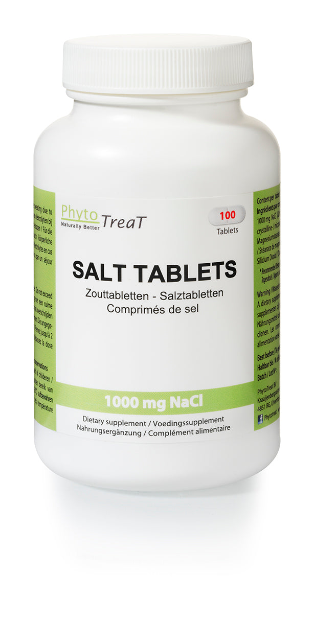 PhytoTreat Zouttabletten 1000mg NACL 100 Tabletten