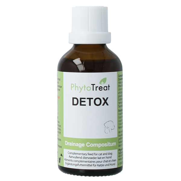 PhytoTreat Detox comfort hond/kat 50.00 Milliliter