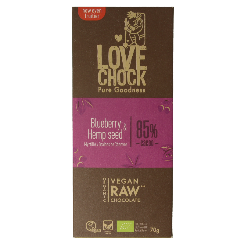Lovechock Blueberry hempseed bio 70 Gram