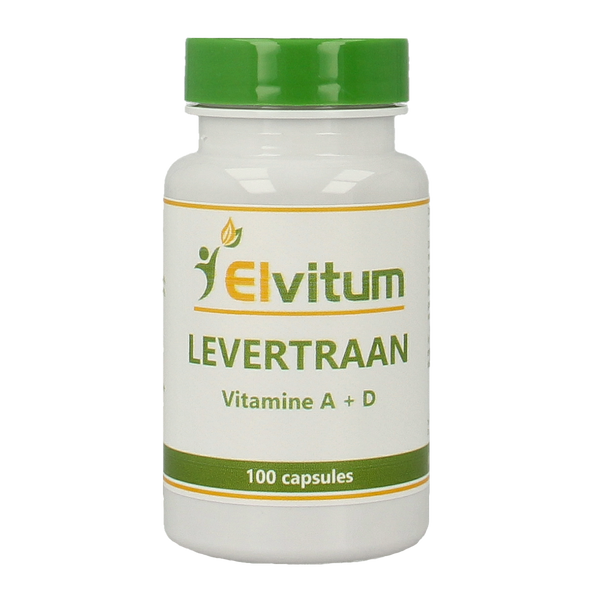 Elvitum  Levertraan A D3 100.00 Capsules